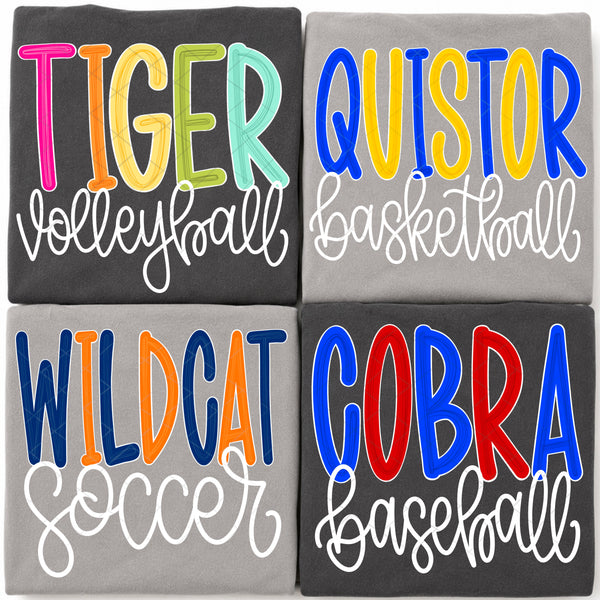 DIGITAL DOWNLOAD | Custom | White Script