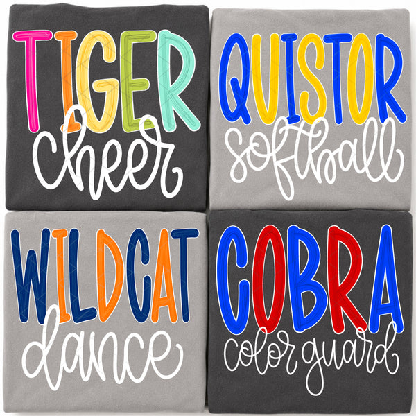 DIGITAL DOWNLOAD | Custom | White Script