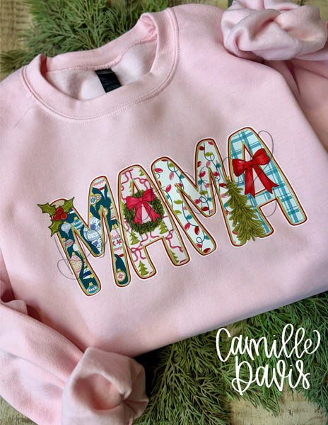 ADULT Merry Alpha Personalized Sweatshirt