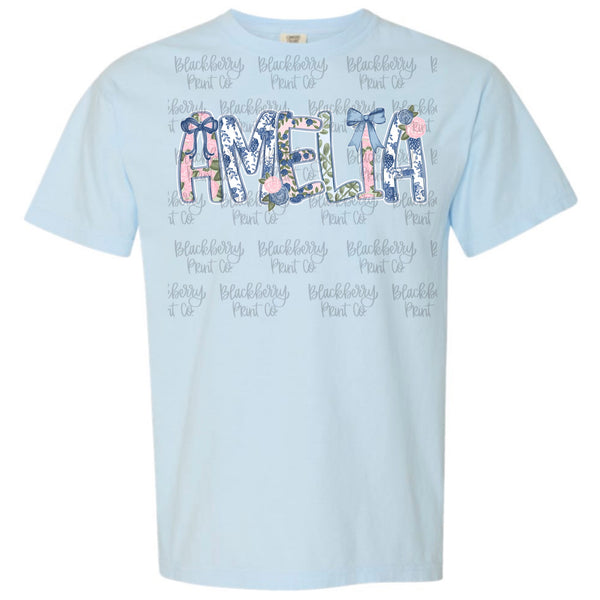Blooms & Bows Personalized Tee ADULT