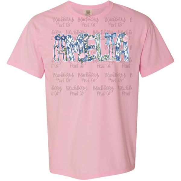 Blooms & Bows Personalized Tee ADULT