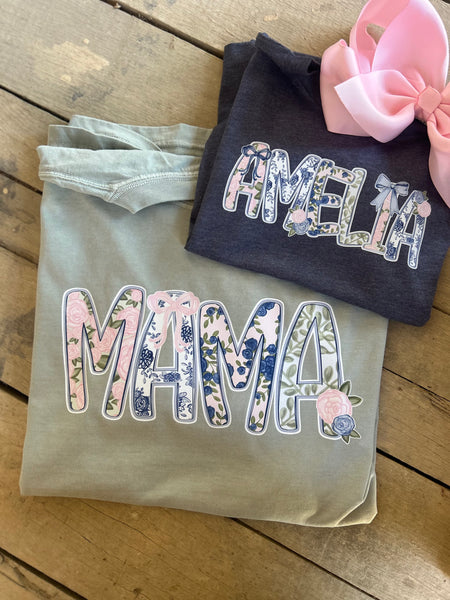 Blooms & Bows Personalized Tee ADULT