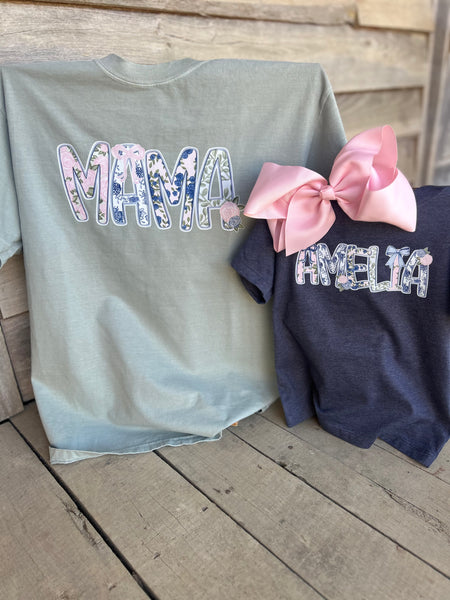 Blooms & Bows Personalized Tee ADULT