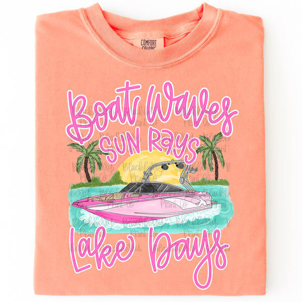 Lake Days Comfort Color Tee