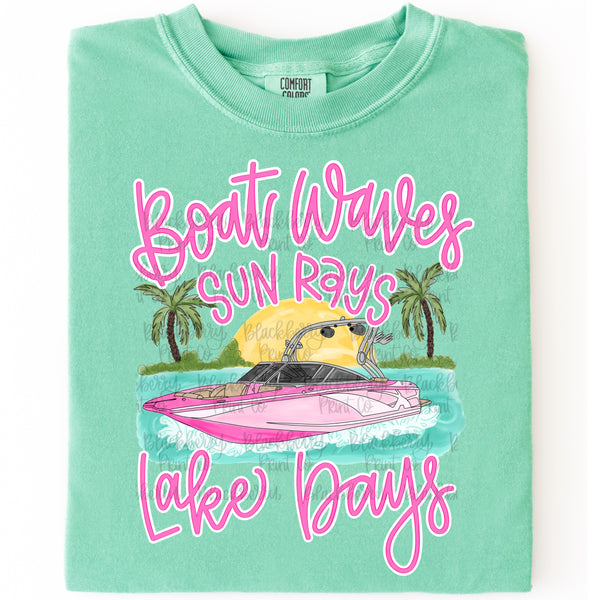 Lake Days Comfort Color Tee