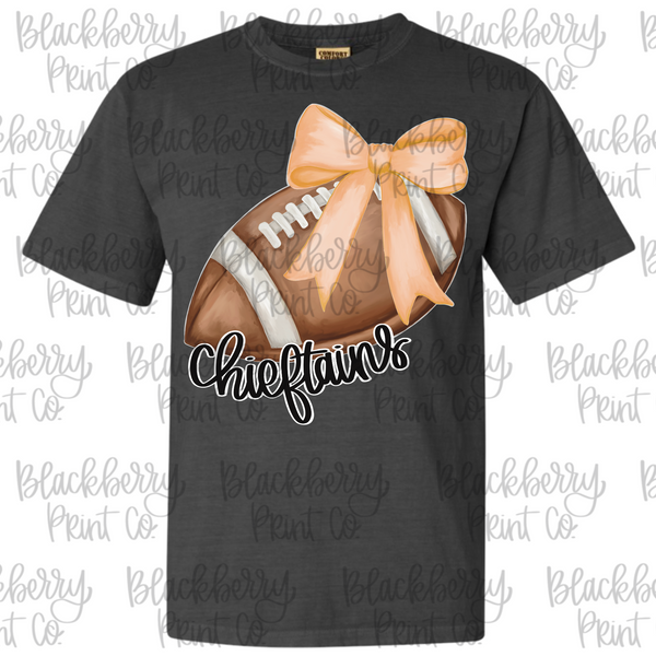 DIGITAL DOWNLOAD Football with Bow CHIEFTAINS