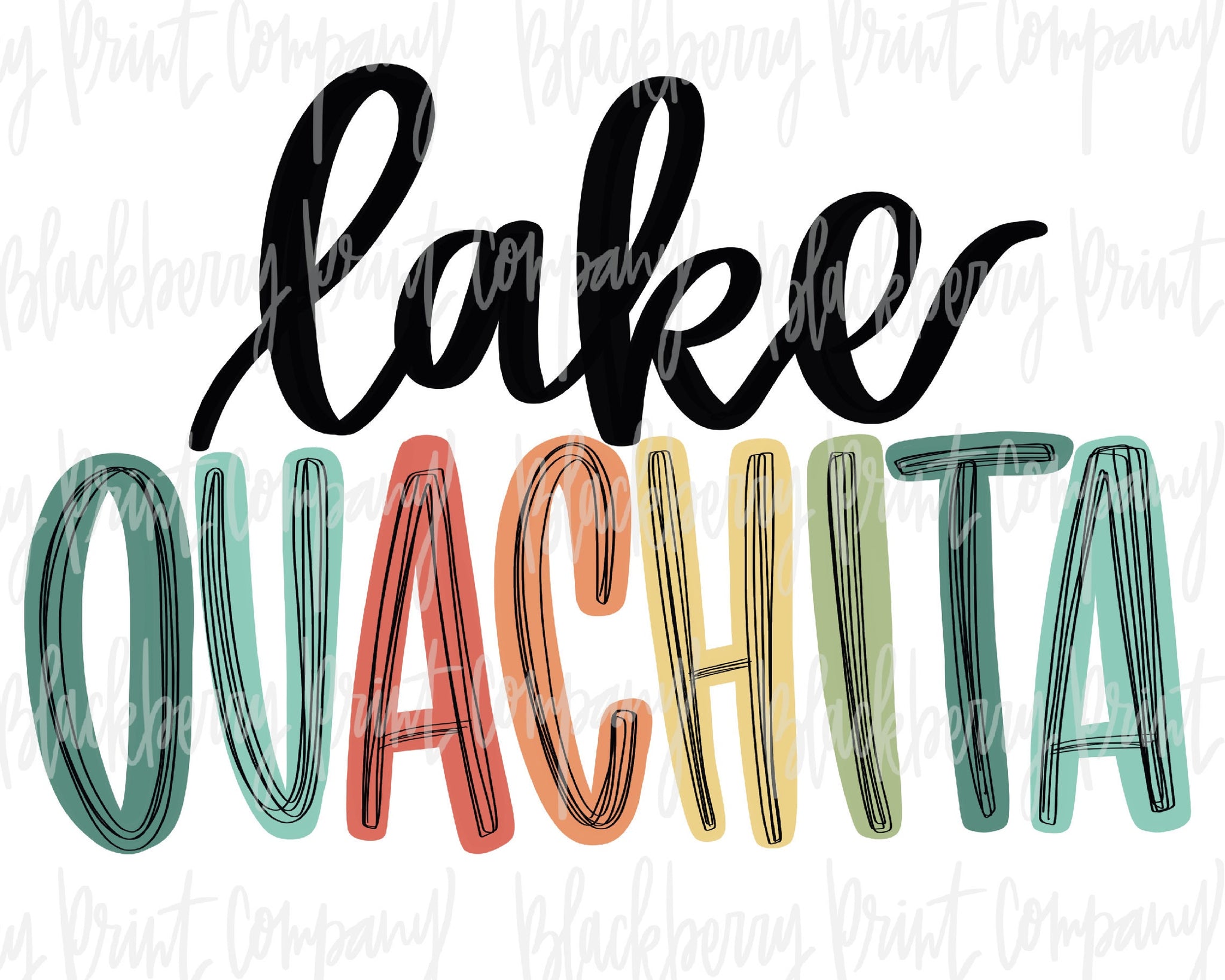DTF Transfer Lake Ouachita