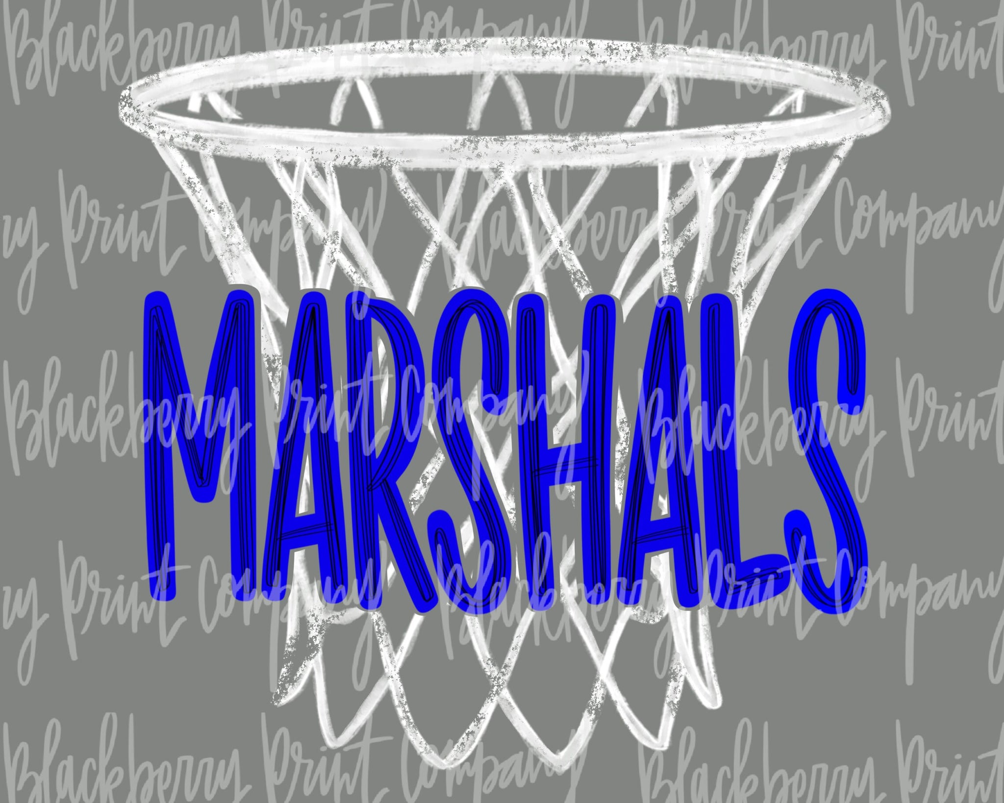DTF Transfer Marshals Basketball