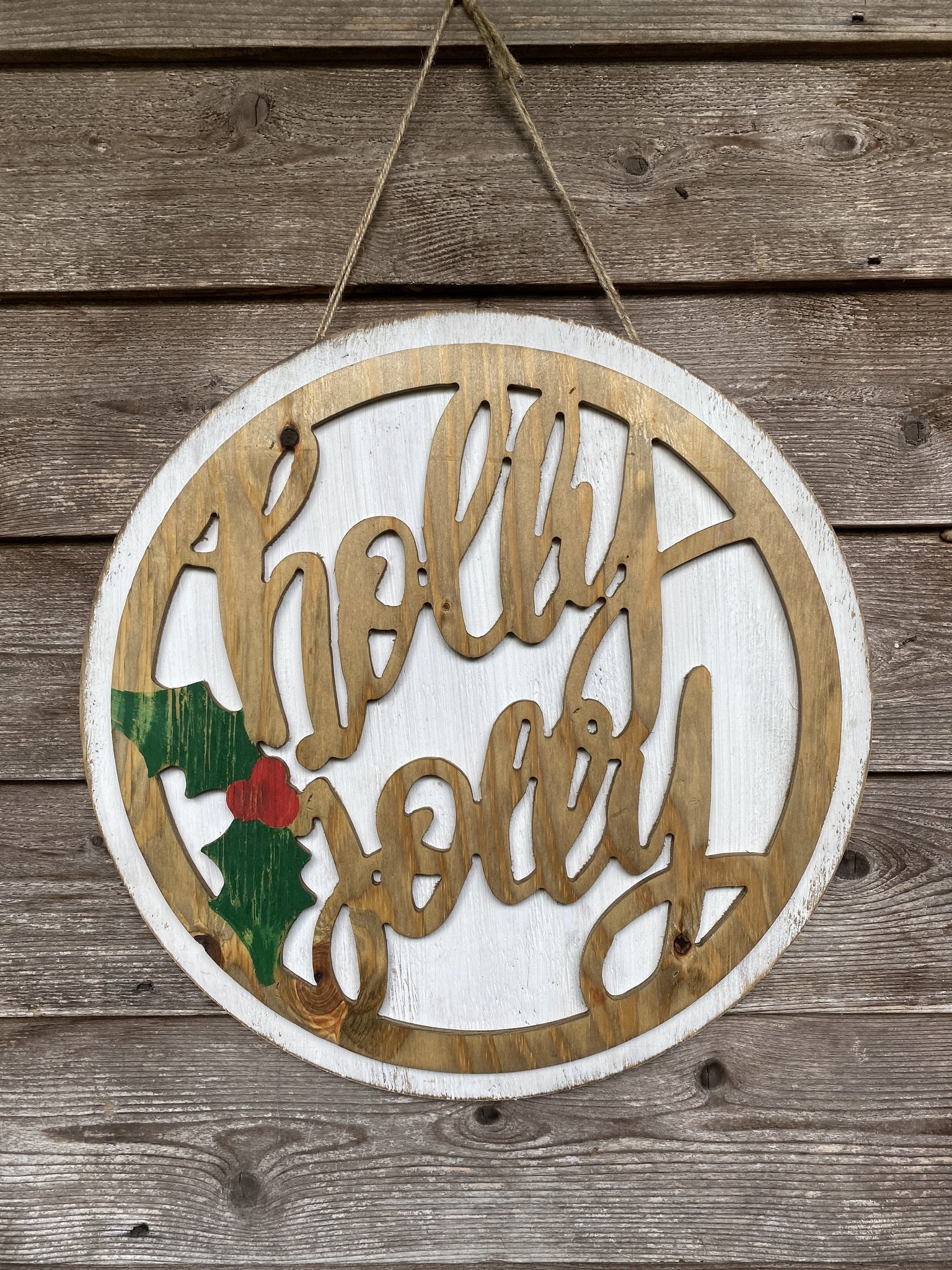 Holly Jolly Door Hanger