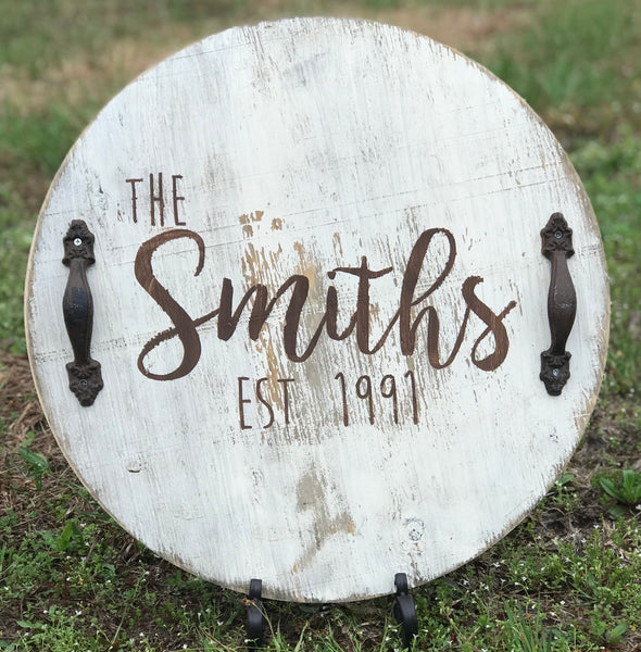 Round Serving Tray