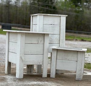 Wooden Farmhouse Planter
